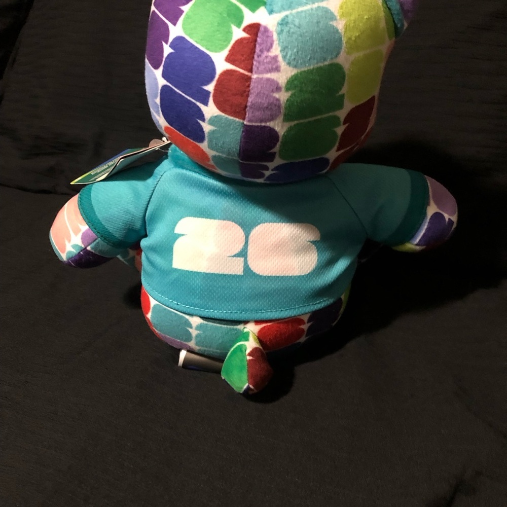 FIFA World Cup 2026 10-Inch Colorful Bear Plush - Official 2026 World Cup Rare - Picture 2 of 6